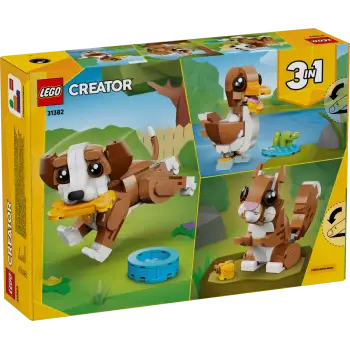 LEGO creator χαριτωμένα ζώα: παιχνιδιάρικο κουτάβι (8+) 31382