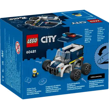 LEGO city brick rides οχήματα – αστυνομικό φορτηγό (5+) 60481