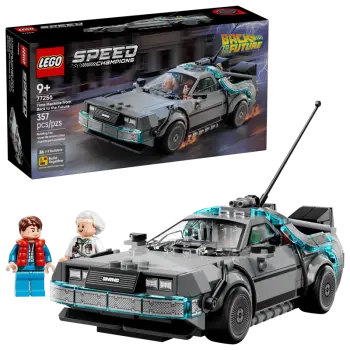 LEGO speed champions χρονομηχανή από την επιστροφή στο μέλλον (9+) 77256