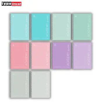 Τετράδιο Σπιράλ "Academy Pastel" 4 Θέματα 21x29 - Typotrust