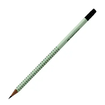 ΜΟΛΥΒΙ FABER CASTELL GRIP ΜΕ ΓΟΜΑ 2001 OLIVE