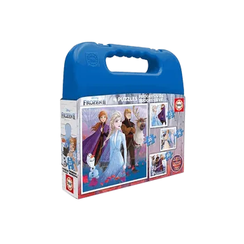 EDUCA ΠΑΖΛ 12/16/20/25 ΚΟΜΜΑΤΙΑ ΒΑΛΙΤΣΑΚΙ 4 ΣΕ 1 FROZEN LICENSED