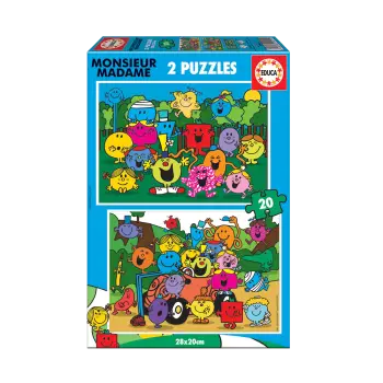 EDUCA ΠΑΖΛ 2x20 ΚΟΜΜΑΤΙΑ MONSIEUR MADAME