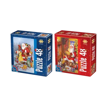 D-TOYS ΠΑΖΛ ΧΡΙΣΤΟΥΓΕΝΝΩΝ 48 ΚΟΜΜΑΤΙΑ 2 ΣΧΕΔΙΑ ΑΣΣΟΡΤΙ