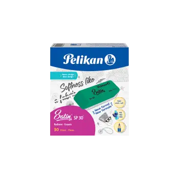 PELIKAN ΓΟΜΑ ΓΙΑ ΜΟΛΥΒΙ SATIN ΠΡΑΣΙΝΗ 30 ΤΕΜΑΧΙΑ (Το προιόν πωλείται σε μεμονωμένα τεμάχια του ενός)