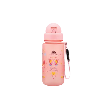 ALPINTEC ΠΑΓΟΥΡΙ ΠΑΙΔΙΚΟ ΜΕ ΚΑΛΑΜΑΚΙ ΠΛΑΣΤΙΚΟ BPA-FREE 400ml BUTTERFLY ΡΟΖ