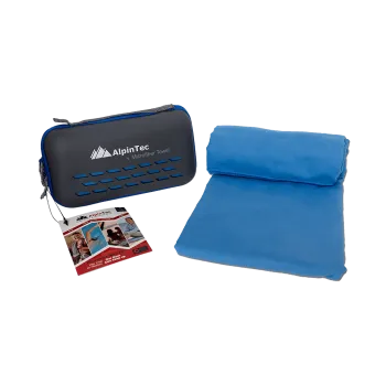 ALPINTEC ΠΕΤΣΕΤΑ MICROFIBER 60x120cm SUEDE EVA ΜΠΛΕ