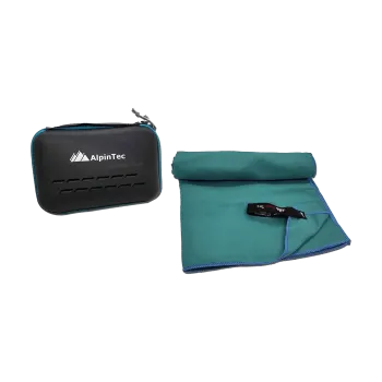 ALPINTEC ΠΕΤΣΕΤΑ MICROFIBER 50x100cm SUEDE EVA ΓΑΛΑΖΟΠΡΑΣΙΝΟ