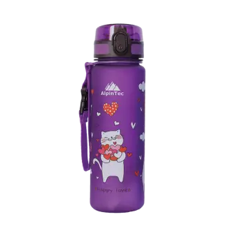 ALPINTEC ΠΑΓΟΥΡΙ ΠΑΙΔΙΚΟ ΠΛΑΣΤΙΚΟ BPA-FREE 500ml CATS ΜΩΒ