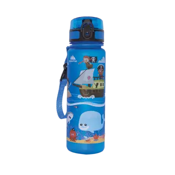 ALPINTEC ΠΑΓΟΥΡΙ ΠΑΙΔΙΚΟ ΠΛΑΣΤΙΚΟ BPA-FREE 500ml PIRATES ΜΠΛΕ