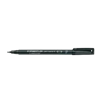 STAEDTLER ΜΑΡΚΑΔΟΡΟΣ ΑΝΕΞΙΤΗΛΟΣ LUMOCOLOR FINE ΜΑΥΡΟ 10 ΤΕΜΑΧΙΑ (Το προιόν πωλείται σε μεμονωμένα τεμάχια του ενός)