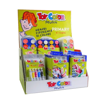 TOY COLOR ΒΙΤΡΙΝΑ ΓΕΜΑΤΗ ΝΕΡΟΧΡΩΜΑ/ΤΕΜΠΕΡΑ 6-12 42x27x44cm PRIMARY ΑΣΣΟΡΤΙ 48 TEMAXI (Το προιόν πωλείται σε μεμονωμένα τεμάχια τ