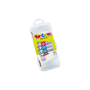 TOY COLOR ΤΕΜΠΕΡΑ SUPER WASHABLE ΠΛΑΣΤΙΚΟ BLISTER 7 ΧΡΩΜΑΤΑ 7.5ml PRIMARY ΑΣΣΟΡΤΙ