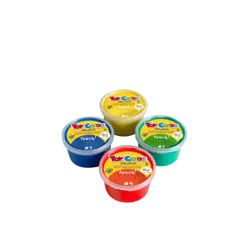 TOY COLOR ΤΕΜΠΕΡΑ SUPER WASHABLE ΣΧΟΛΙΚΟ ΚΟΥΤΙ 4 ΧΡΩΜΑΤΑ 150ml KIDS ΑΣΣΟΡΤΙ