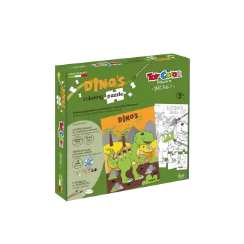 TOY COLOR ΚΑΤΑΣΚΕΥΗ ΖΩΓΡΑΦΙΚΗΣ ΠΑΖΛ DINOS