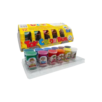 TOY COLOR ΤΕΜΠΕΡΑ SUPERWASHABLE 12 ΧΡΩΜΑΤΑ 25ml KIDS ΑΣΣΟΡΤΙ