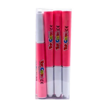 TOY COLOR ΜΑΡΚΑΔΟΡΟΣ JUMBO SUPERWASHABLE Φ5mm KIDS ΡΟΖ 12 TΕΜΑΧΙΑ (Το προιόν πωλείται σε μεμονωμένα τεμάχια του ενός)