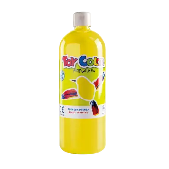 TOY COLOR ΤΕΜΠΕΡΑ SUPERWASHABLE 1000ml PRIMARY ΚΙΤΡΙΝΗ