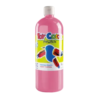 TOY COLOR ΤΕΜΠΕΡΑ SUPERWASHABLE 1000ml PRIMARY ΡΟΖ