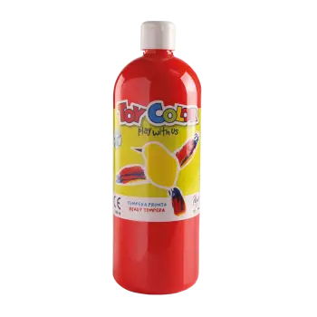 TOY COLOR ΤΕΜΠΕΡΑ SUPERWASHABLE 1000ml PRIMARY ΚΟΚΚΙΝΗ