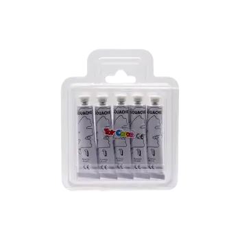 TOY COLOR ΤΕΜΠΕΡΑ SUPERWASHABLE 12ml PRIMARY ΛΕΥΚΗ 5 ΤEMAXIA (Το προιόν πωλείται σε μεμονωμένα τεμάχια του ενός)