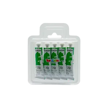 TOY COLOR ΤΕΜΠΕΡΑ SUPERWASHABLE 12ml PRIMARY ΠΡΑΣΙΝΗ 5 ΤΕΜΑΧΙΑ (Το προιόν πωλείται σε μεμονωμένα τεμάχια του ενός)
