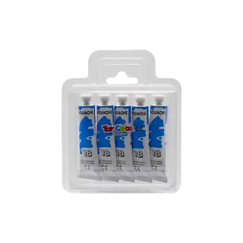 TOY COLOR ΤΕΜΠΕΡΑ SUPERWASHABLE 12ml PRIMARY CYAN ΜΠΛΕ 5 ΤΕΜΑΧΙΑ (Το προιόν πωλείται σε μεμονωμένα τεμάχια του ενός)