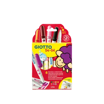 GIOTTO ΜΑΡΚΑΔΟΡΟΣ JUMBO 2+ BLISTER 7+1 ΧΡΩΜΑΤΑ MAGIC SUPER WASH Φ5mm ΒΕ-ΒΕ ΑΣΣΟΡΤΙ