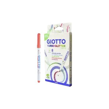 GIOTTO ΜΑΡΚΑΔΟΡΟΙ TURBO GLITTER 3+ 8 TEMAXIA