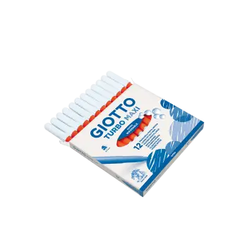 GIOTTO ΜΑΡΚΑΔΟΡΟΣ TURBO MAXI SUPERWASHABLE Φ5mm ΠΟΡΤΟΚΑΛΙ 12 ΤΕΜΑΧΙΑ (Το προιόν πωλείται σε μεμονωμένα τεμάχια του ενός)