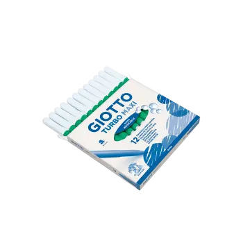 GIOTTO ΜΑΡΚΑΔΟΡΟΣ TURBO MAXI SUPERWASHABLE Φ5mm ΛΑΧΑΝΙ 12 ΤEMAXIA (Το προιόν πωλείται σε μεμονωμένα τεμάχια του ενός)