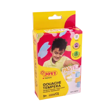 JOVI ΤΕΜΠΕΡΑ 6 ΧΡΩΜΑΤΑ 35ml 3+ PASTEL