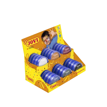 JOVI ΒΙΤΡΙΝΑ ΓΕΜΑΤΗ ΧΡΩΜΑΤΑ ΠΡΟΣΩΠΟΥ 6 ΧΡΩΜΑΤΑ 8ml 3+ PARTY 24 ΤΕΜΑΧΙΑ (Το προιόν πωλείται σε μεμονωμένα τεμάχια του ενός)