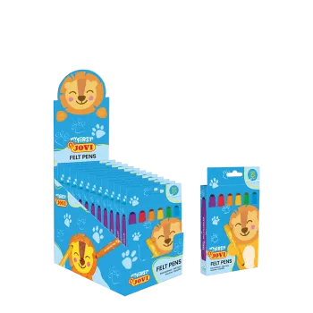 JOVI ΒΙΤΡΙΝΑ ΓΕΜΑΤΗ ΜΑΡΚΑΔΟΡΟΣ WASHABLE ΧΑΡΤΙΝΟ BLISTER 6 ΧΡΩΜΑΤΑ MY FIRST 12 ΤΕ? (Το προιόν πωλείται σε μεμονωμένα τεμάχια του