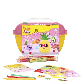 JOVI ΚΑΤΑΣΚΕΥΗ ΠΛΑΣΤΕΛΙΝΗ & ΕΡΓΑΛΕΙΑ 3+ ΚΟΥΤΙ ΣΕΤ 55 ΤΕΜΑΧΙΑ PLAY & FU