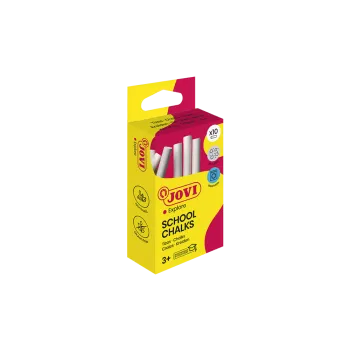 JOVI ΚΙΜΩΛΙΑ WASHABLE ΧΑΡΤΙΝΟ BLISTER 10 ΤΕΜΑΧΙΩΝ 9x80mm 3+ SCHOOL ΛΕΥΚΗ 10 ΤΕΜΑΧΙΑ (Το προιόν πωλείται σε μεμονωμένα τεμάχια το