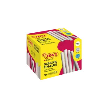 JOVI ΚΙΜΩΛΙΑ WASHABLE 9x80mm SCHOOL 3+ ΛΕΥΚO 100 ΤEMAXIA