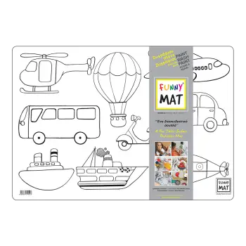 AKADEMI ΣΟΥΠΛΑ ΕΠΙΦΑΝΕΙΑ ΖΩΓΡΑΦΙΚΗΣ ΟΧΗΜΑΤΑ 48x33.5cm FUNNY MAT