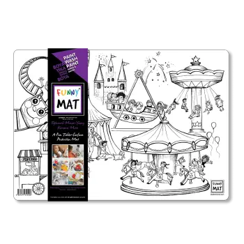 AKADEMI ΣΟΥΠΛΑ ΕΠΙΦΑΝΕΙΑ ΖΩΓΡΑΦΙΚΗΣ ΛΟΥΝΑ ΠΑΡΚ 48x33.5cm FUNNY MAT