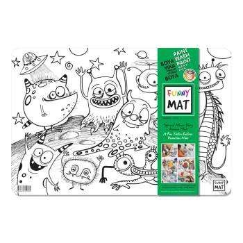 AKADEMI ΣΟΥΠΛΑ ΕΠΙΦΑΝΕΙΑ ΖΩΓΡΑΦΙΚΗΣ ΕΞΩΓΗΙΝΟΙ 48x33.5cm FUNNY MAT