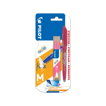 PILOT ΣΤΥΛΟ FRIXION BALL 0.7mm & 3 ΑΝΤΑΛΛΑΚΤΙΚΑ ΡΟΖ 2 ΤΕΜΑΧΙΑ