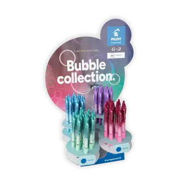PILOT ΒΙΤΡΙΝΑ ΓΕΜΑΤΗ ΣΤΥΛΟ G-2 ΜΠΛΕ ΜΕΛ. 0.7mm BUBBLE 84 ΤΕΜΑΧΙΑ (Το προιόν πωλείται σε μεμονωμένα τεμάχια του ενός)