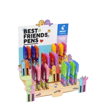PILOT ΒΙΤΡΙΝΑ ΓΕΜΑΤΗ ΣΤΥΛΟ FRIXION BALL ΜΠΛΕ ΜΕΛΑΝΙ 0.7mm LTD BEST FRIENDS 120 ΤΕΜΑΧΙ? (Το προιόν πωλείται σε μεμονωμένα τεμάχια