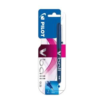 PILOT ΣΤΥΛΟ ΥΓΡΗΣ ΜΕΛΑΝΗΣ V-BALL 0.5mm FINE ΜΠΛΕ