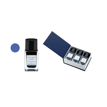 PILOT FINE WRITING ΜΕΛΑΝΙ ΠΕΝΑΣ ΜΠΛΕ ΚΟΥΤΙ ΧΑΡΤΙΝΟ 3 ΤΕΜΑΧΙΑ 15ml IROSHIZUKU ASA-GAO
