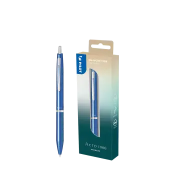 PILOT ΣΤΥΛΟ ΚΟΥΜΠΙ BALLPOINT ΜΑΥΡΟ ΜΕΛΑΝΙ BLISTER 1.0mm ACRO 1000 ΜΕΤΑΛΛΙΚΟ ΓΑΛΑΖΙ?