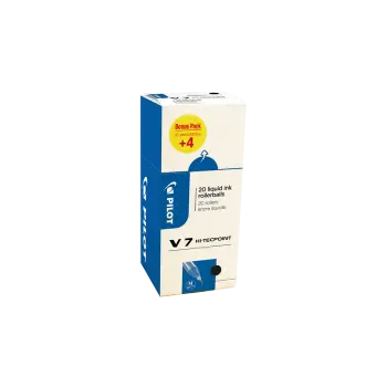 PILOT ΣΤΥΛΟ ΥΓΡΗΣ ΜΕΛΑΝΗΣ HI-TECPOINT V7 0.7 & 4 ΔΩΡΟ ΜΑΥΡΟ 20 ΤΕΜΑΧΙΑ (Το προιόν πωλείται σε μεμονωμένα τεμάχια του ενός)