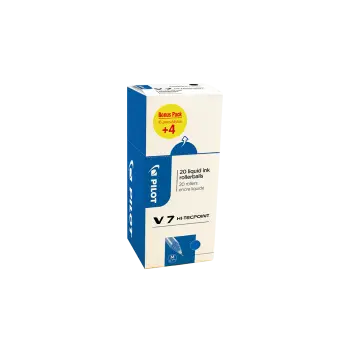 PILOT ΣΤΥΛΟ ΥΓΡΗΣ ΜΕΛΑΝΗΣ HI-TECPOINT V7 0.7 & 4 ΔΩΡΟ ΜΠΛΕ 20 TEMAXIA (Το προιόν πωλείται σε μεμονωμένα τεμάχια του ενός)