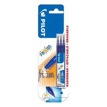 PILOT ΑΝΤΑΛΛΑΚΤΙΚΟ FRIXION BALL 0.7mm ΜΠΛΕ 3Τ. BLISTER