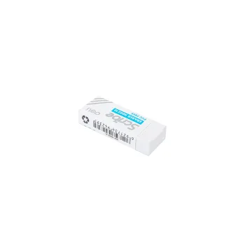 DELI ΓΟΜΑ 54x20x10mm SCRIBE ΛΕΥΚΗ 20 ΤΕΜΑΧΙΑ (Το προιόν πωλείται σε μεμονωμένα τεμάχια του ενός)
